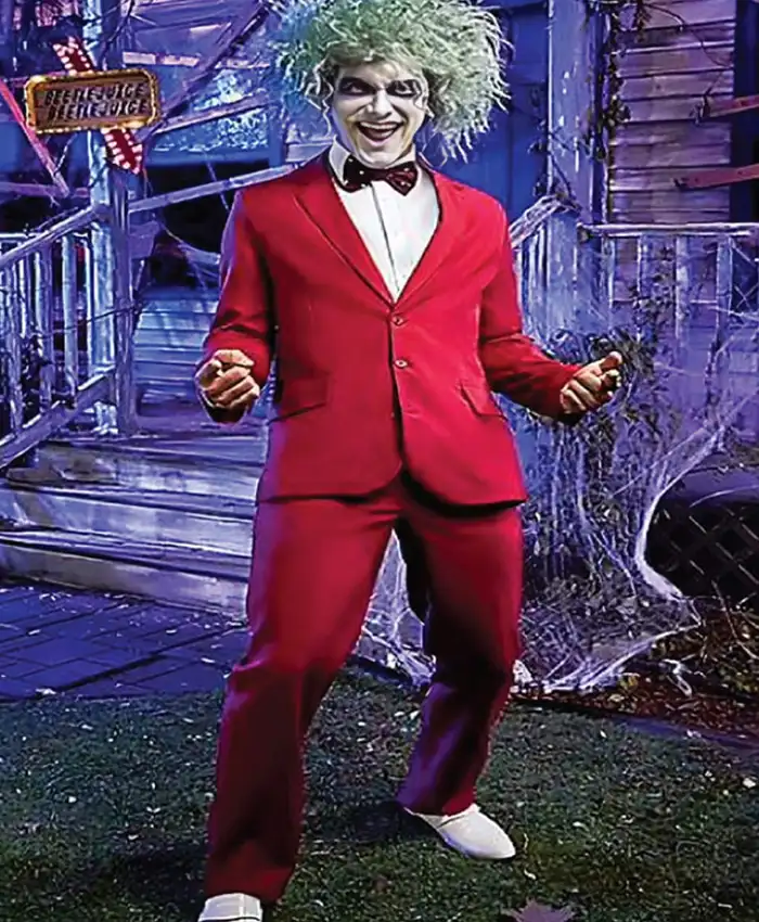 Beetlejuice Michael Keaton Joker Red Suit