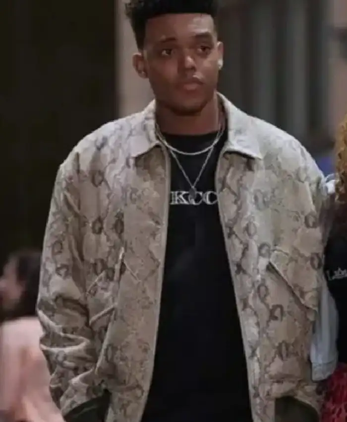 Bel Air S03 Will Smith Snakeskin Jacket