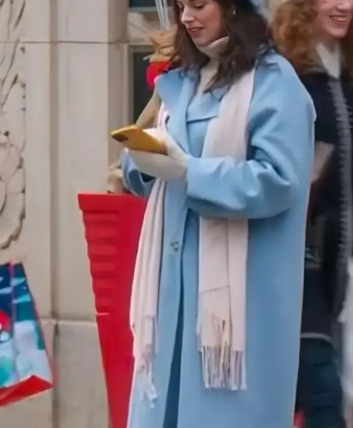 Believe In Christmas Meghan Ory Blue Coat