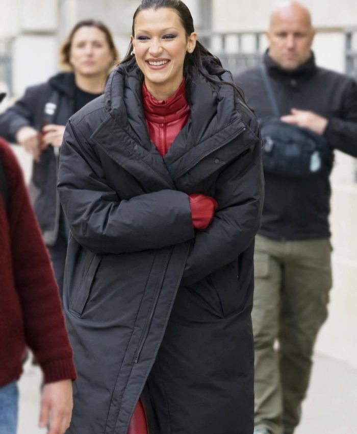 Bella Hadid The Beauty 2026 Ruby Black Coat