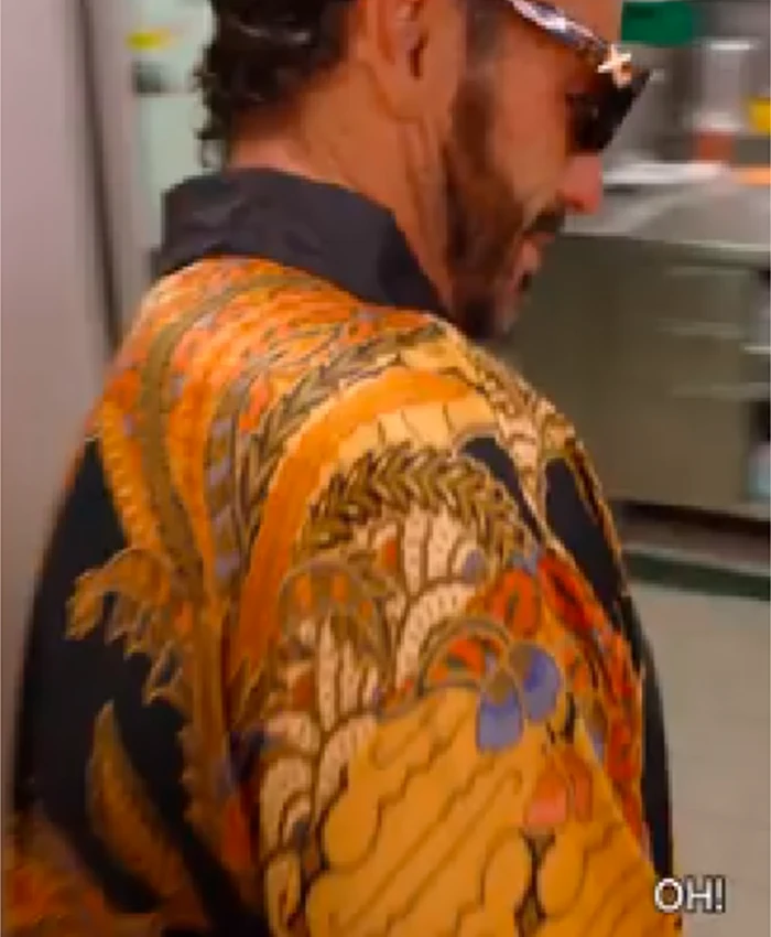 Below Deck Down Under S03 Jason Chambers Printed Robe - Image 4