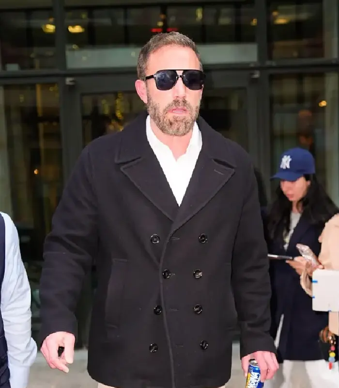 Ben Affleck NYC 2026 Peacoat