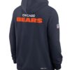 Ben Johnson Chicago Bears 2025 Sideline Blue Hoodie