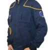 Bentley Indianapolis Colts Blue Full Snap Bomber Jacket Right Side