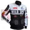 Berna J Edikted Women Black And White Bomber Jacket