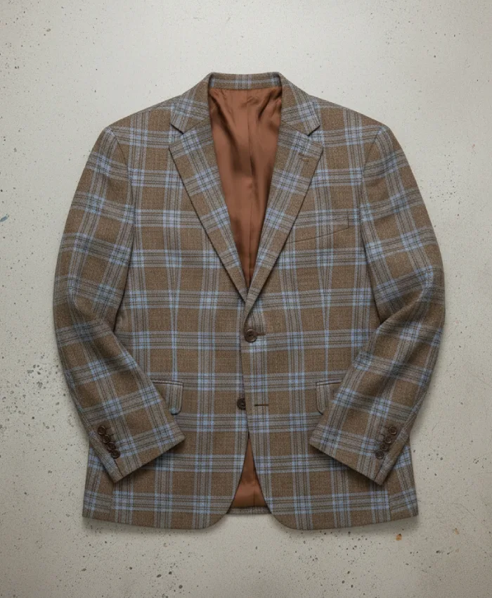 Bert Kreischer Free Bert S01 Plaid Blazer - Image 2