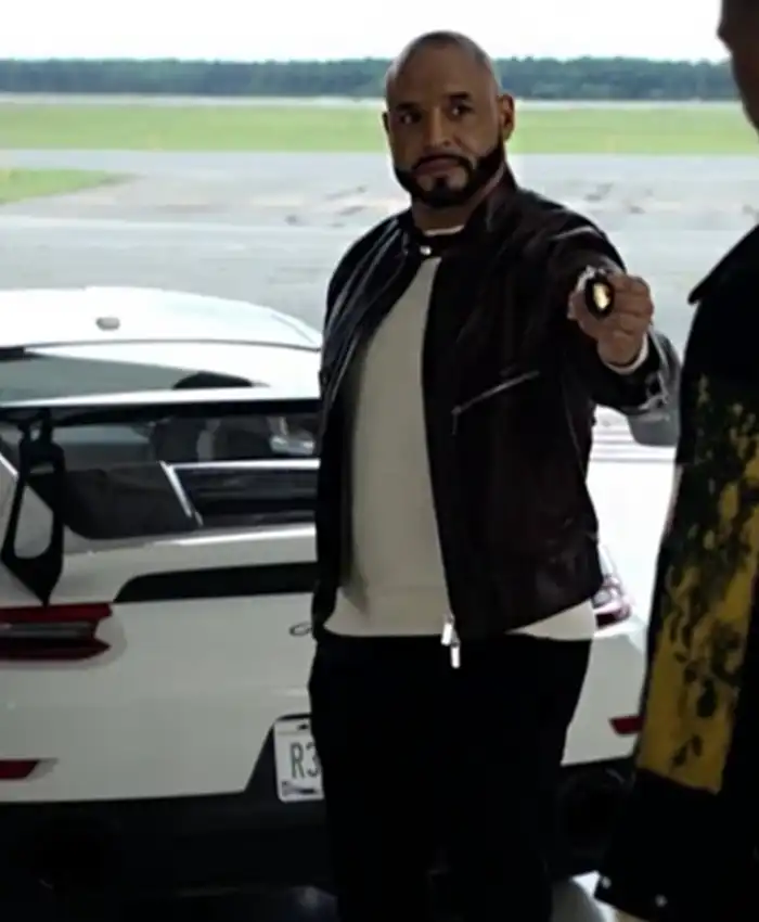 Berto Colon Power Book II Ghost Season 3 Lorenzo Tejada Black Leather Jacket
