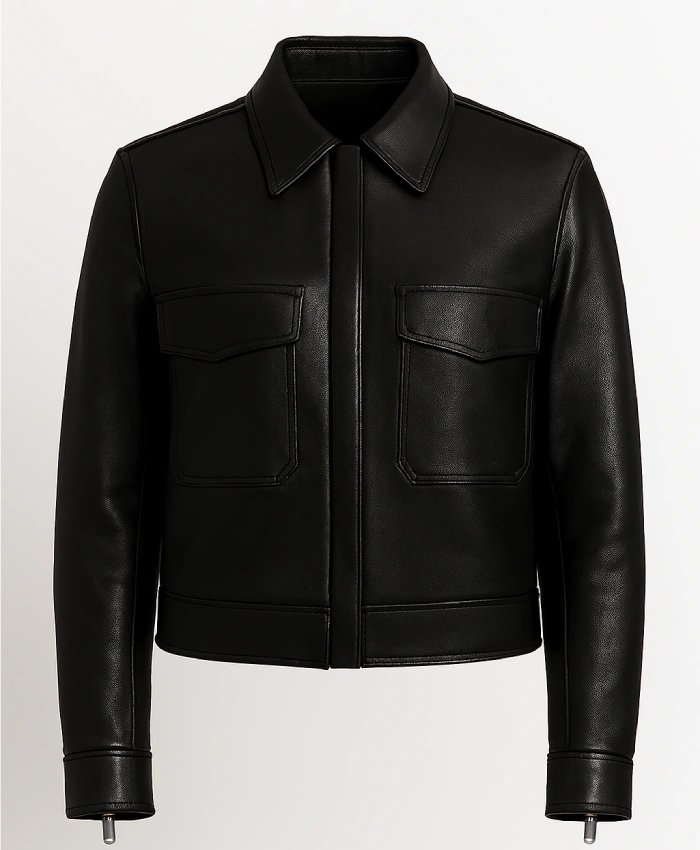 Julianne Hough Artist Party Leather Jacket - Image 3