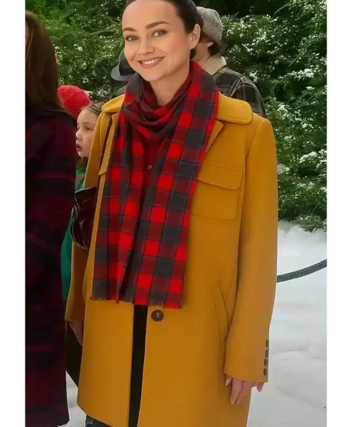 Beth We Met In December 2025 Isabelle Boulton Mustard Wool Coat