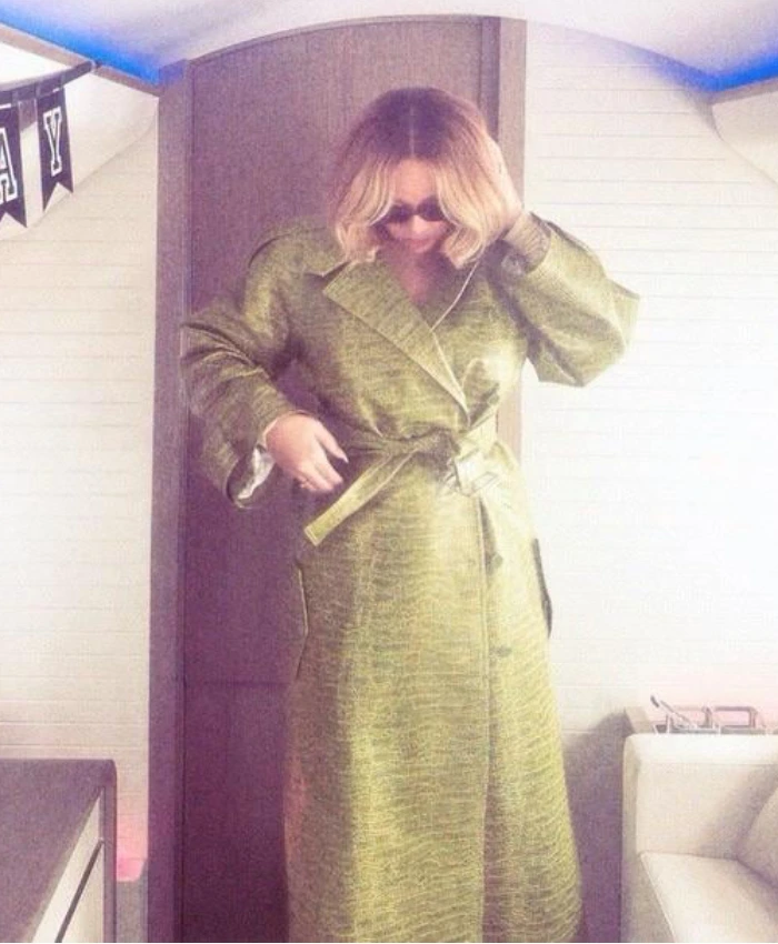 Beyonce Super Bowl Coat