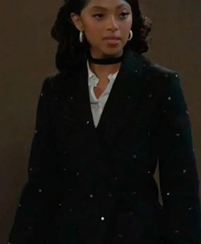 Beyond The Gates 2025 Colby Muhammad Black Studded Coat