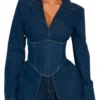Beyond The Gates 2025 Trisha Mann Grant Denim Corset Jacket