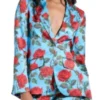 Beyond The Gates Chelsea Hamilton Roses Satin Blazer
