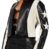 Beyond The Gates Chelsea Hamilton Star Leather Jacket