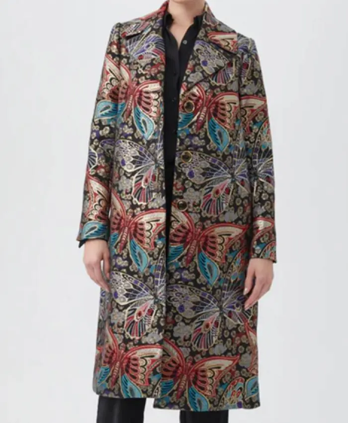 Beyond The Gates S01 Anita Dupree Jacquard Coat