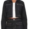 Beyond The Gates S01 Jen Jacob Cropped Black Jacket