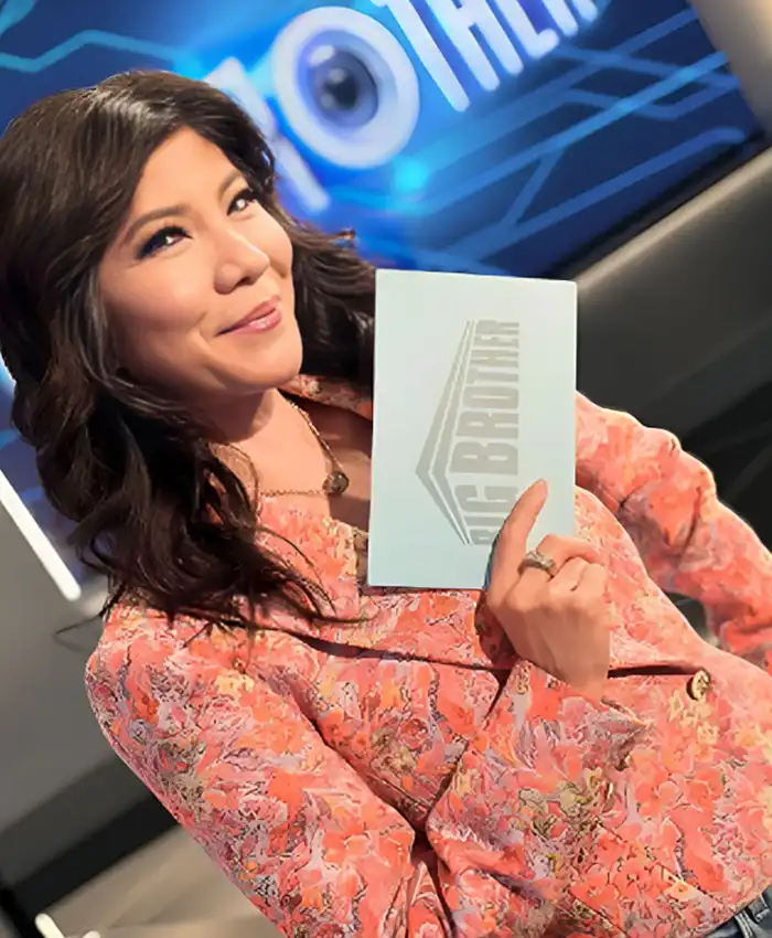 Big Brother USA Julie Chen Moonves Floral Crop Blazer