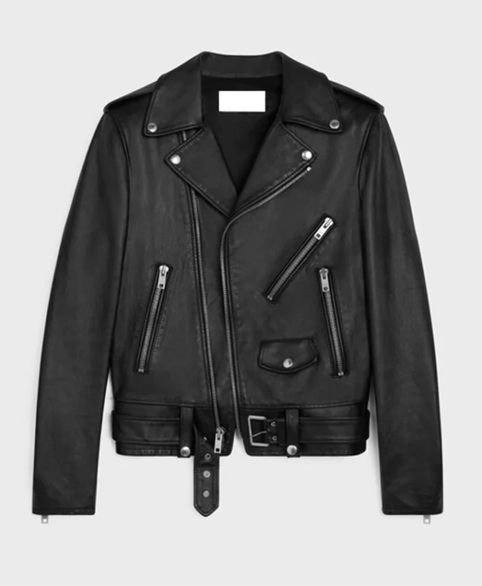 Biker Black Leather Jacket