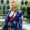 Harley Quinn Birds Of Prey Blue Blazer