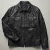 Black Leather Jacket Of Travis Kelce