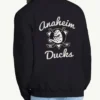 Black Mighty Ducks Franchise Franchise Full Zip Cotton Jacket
