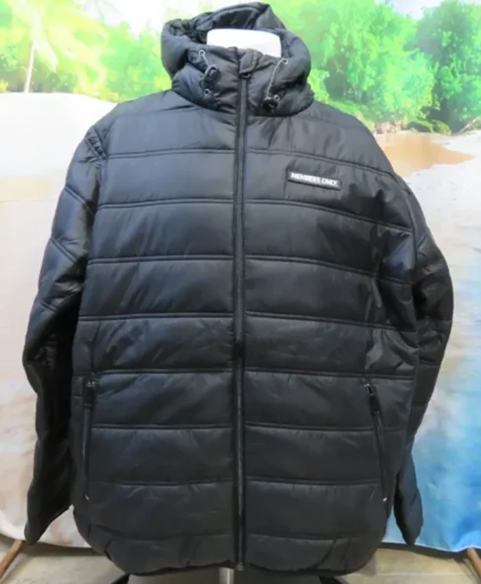 Black Puffy Cleveland Cavaliers Cavs Oversized Jacket