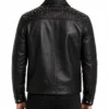 Mens Black Studded Leather Jacket