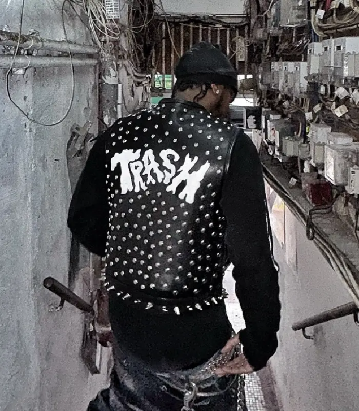 Bloody Osiris Studded Leather Vest - Image 5