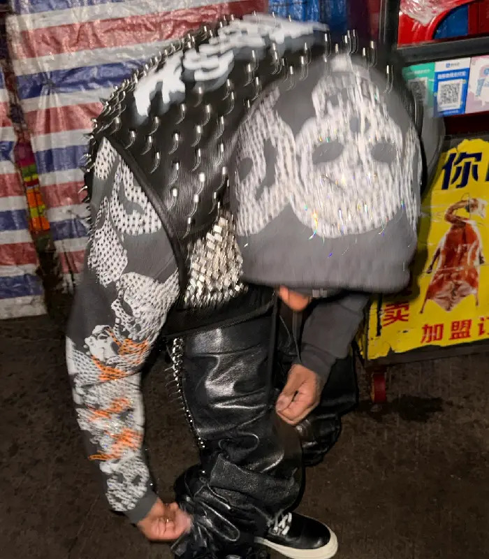 Bloody Osiris Studded Leather Vest - Image 7