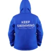 Blue Keep Swimming BTS Jacket
