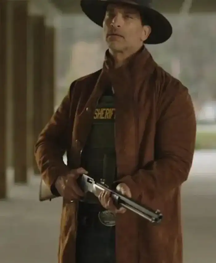 Blue Ridge Johnathon Schaech Brown Coat