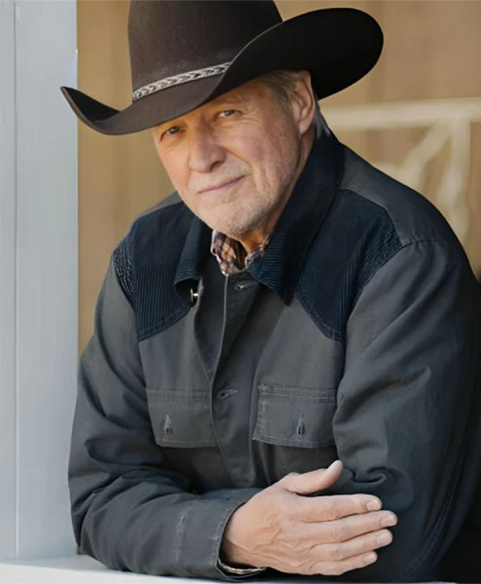Blue Ridge S01 Bruce Boxleitner Grey Cotton Jacket