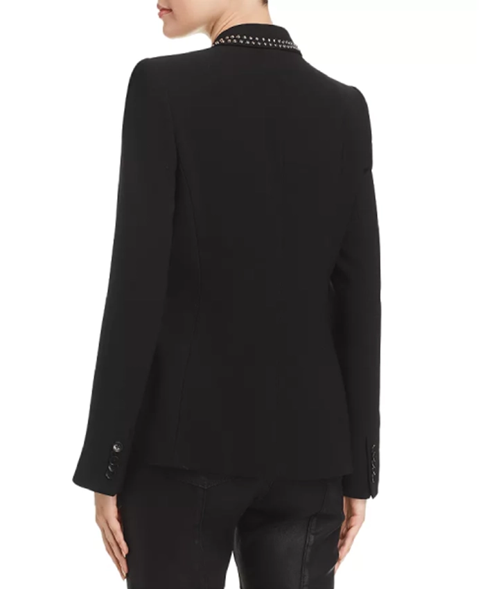 Bold And The Beautiful 2025 Lauralee Bell Lace Trim Blazer