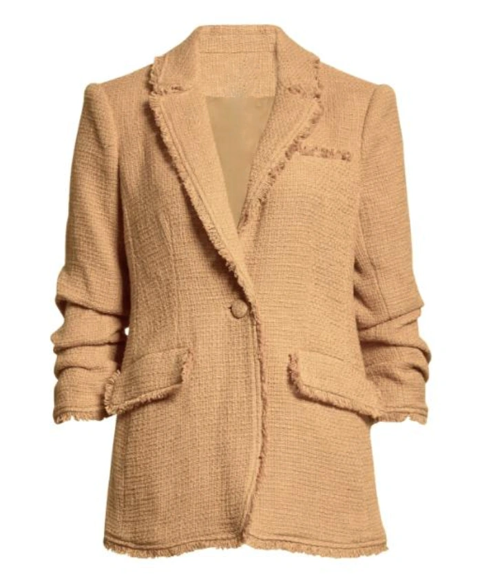 Bold And The Beautiful 2025 Rebecca Budig Tweed Blazer