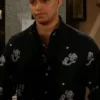 Bold And The Beautiful 2025 Delon De Metz Snake Print Shirt