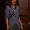 Bold And The Beautiful 2025 Rebecca Budig Blue Blazer