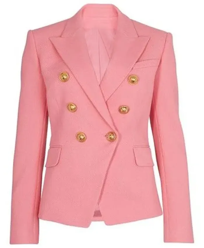 Bold And The Beautiful Steffy Forrester Pink Cotton Blazer 1