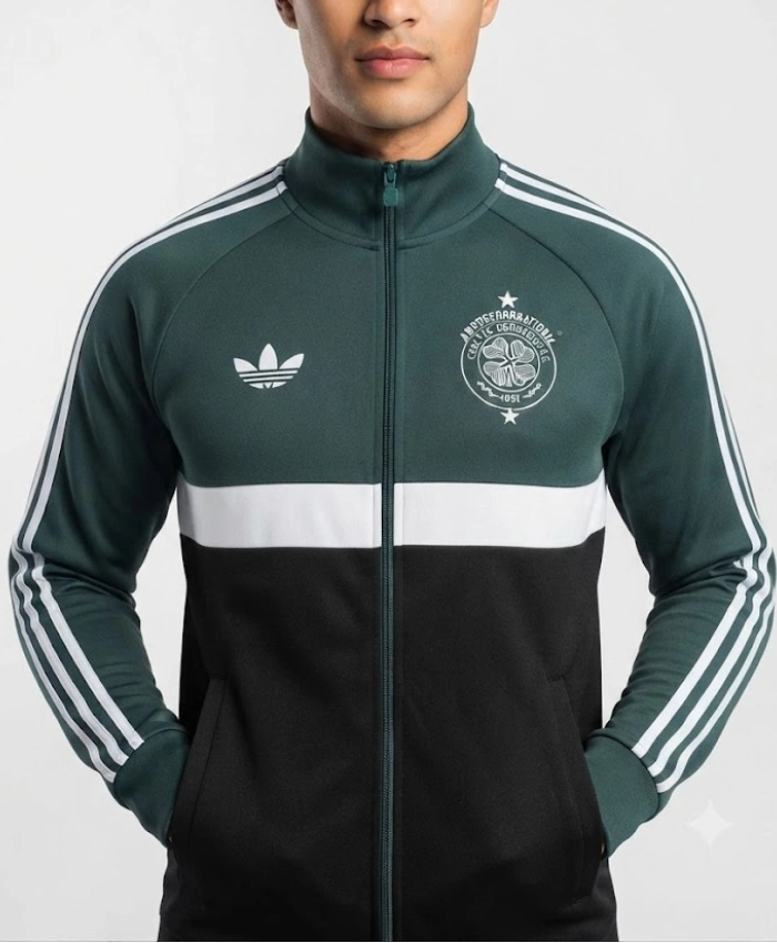 Boston Celtics 2026 FC Adidas Full Zip Green Track Jacket