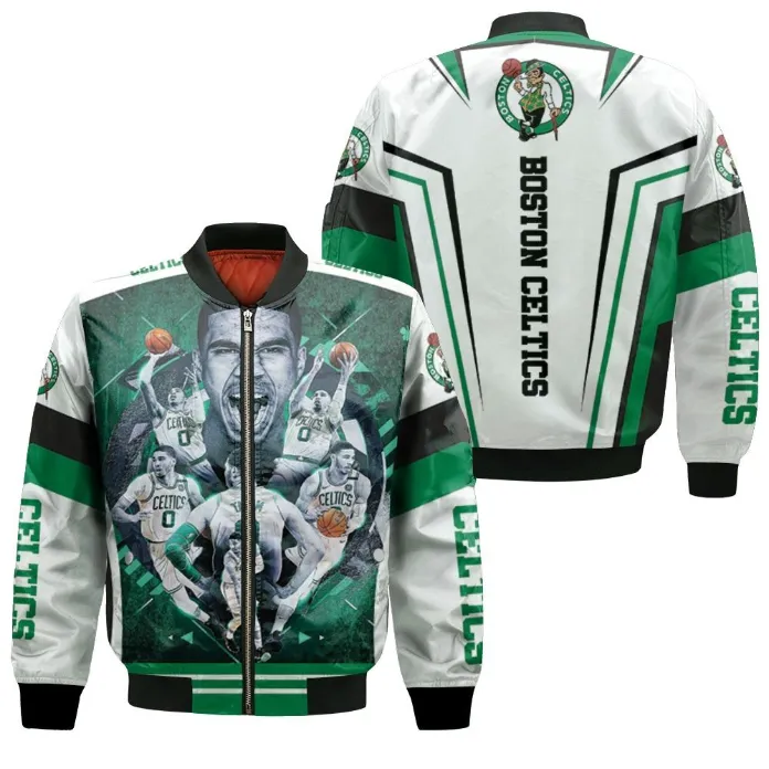 Boston Celtics Basketball Bomber Jacket