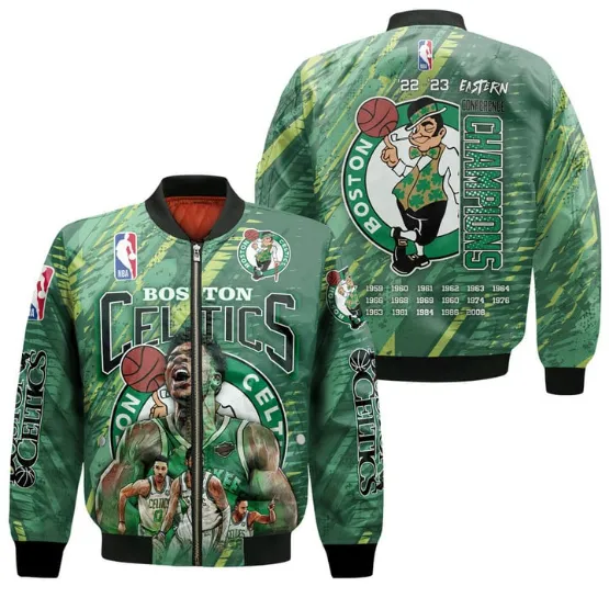 Boston Celtics Green Bomber Jacket