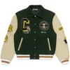 Boston Celtics Green Letterman Varsity Jacket