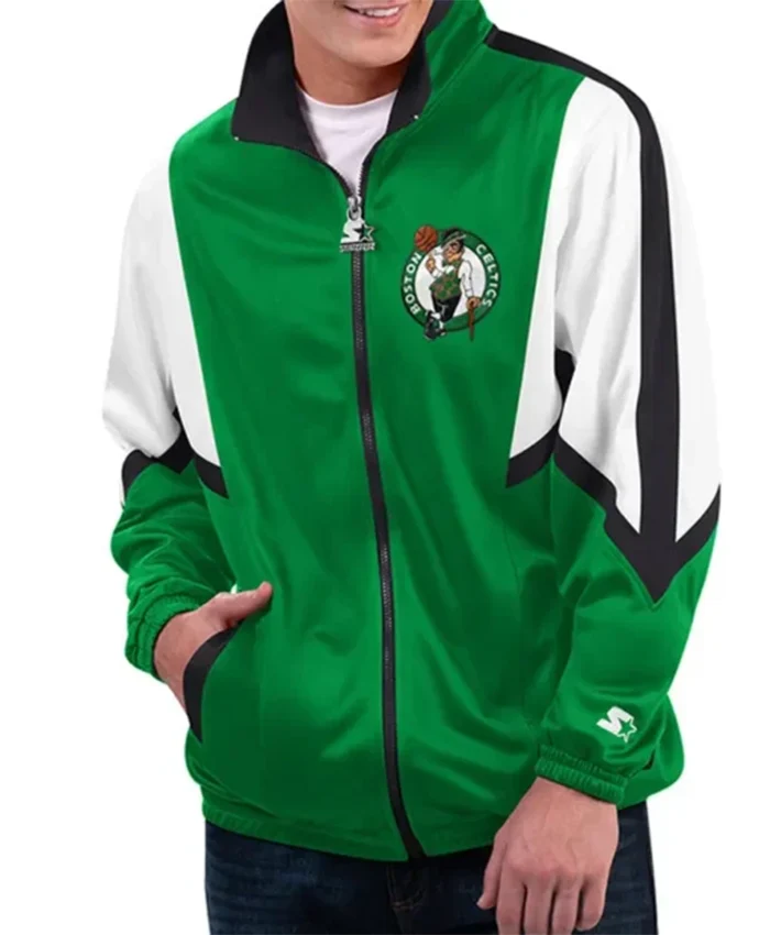 Boston Celtics Starter Full Zip Track Jacket