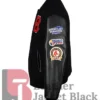 Boston Red Sox Black Out Vintage Black Varsity Jacket