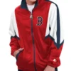 Boston Red Sox Lead Runner Red Full Zipper Jacket