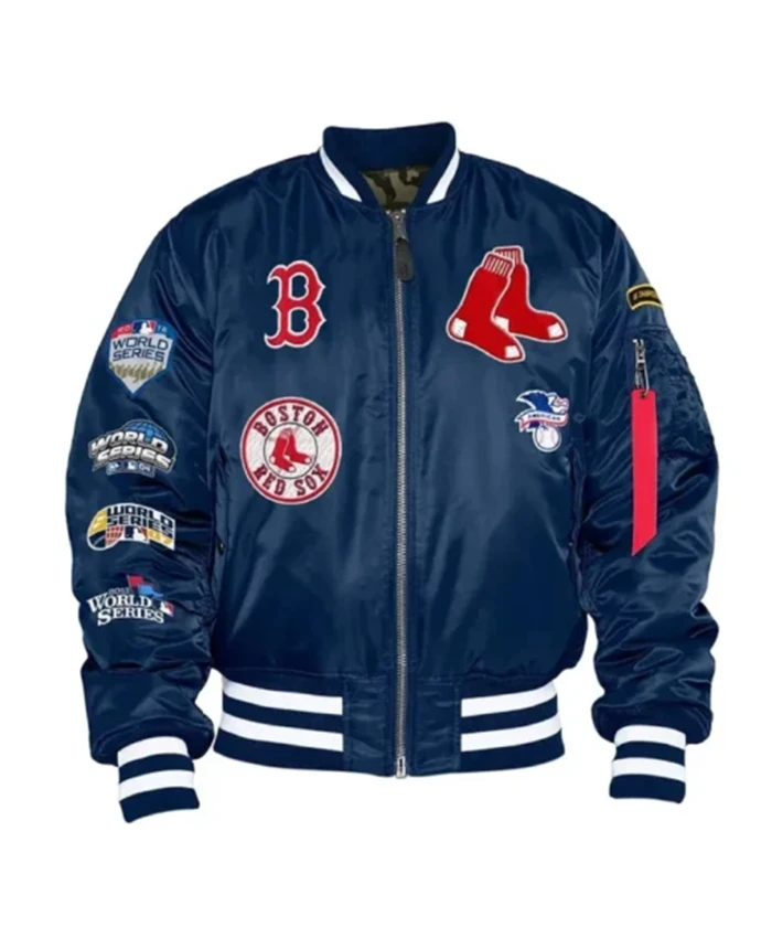 Boston Red Sox MA-1 Blue Bomber Jacket