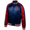 Boston Red Sox Navy Blue And Red Varsity Jacket