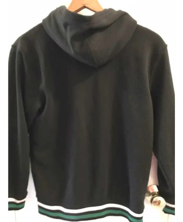 Boston Youth Celtics Full Zip Black Hooded Jacket