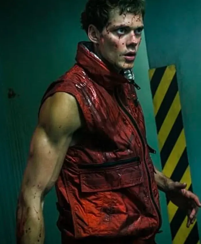 Boy Kills World 2023 Red Bill Skarsgard Vest