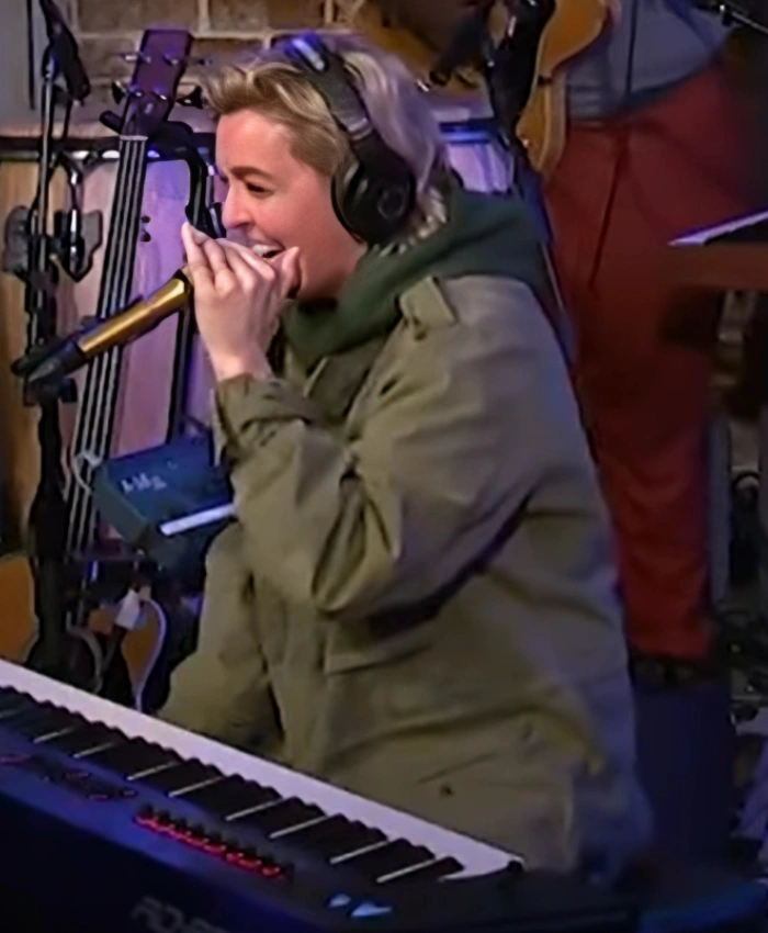 Brandi Carlile The Howard Stern Show 2025 Green Jacket - Image 3