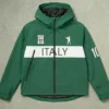Bravest Italy Shell Hooded Green Windbreaker Jacket For Men And Women